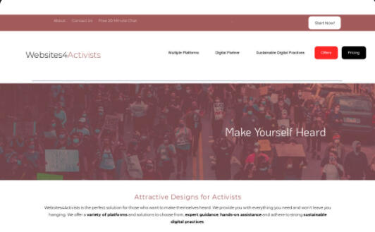 Websites4Activists - Make Yourself Heard